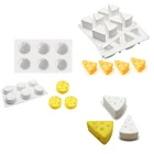 Силиконовая форма для сыра, форма для выпечки сделай сам, антипригарная форма для мусса, шоколада, печенья, аксессуары для украшения кондитерских изделий, кухня