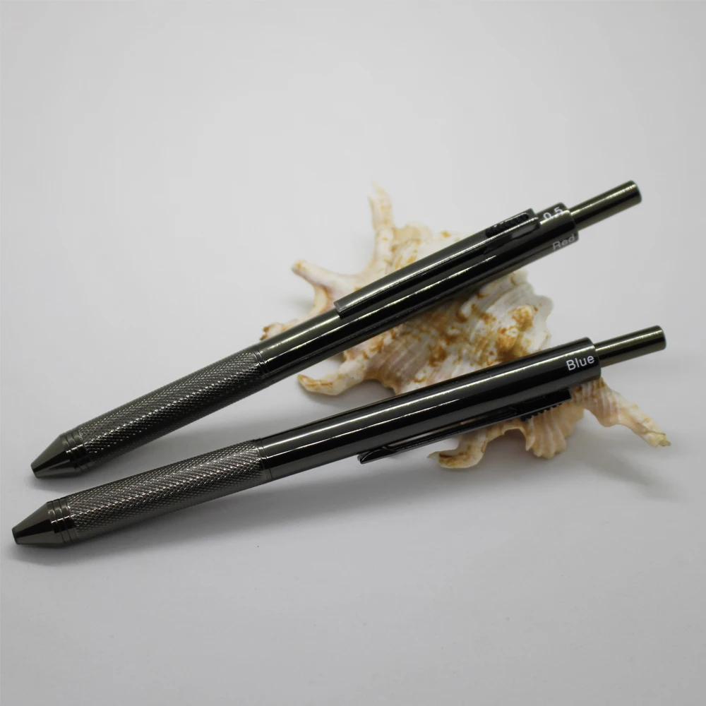 4 в 1 многофункциональная ручка цвета с 0 5 мм механическим карандашом и черная /