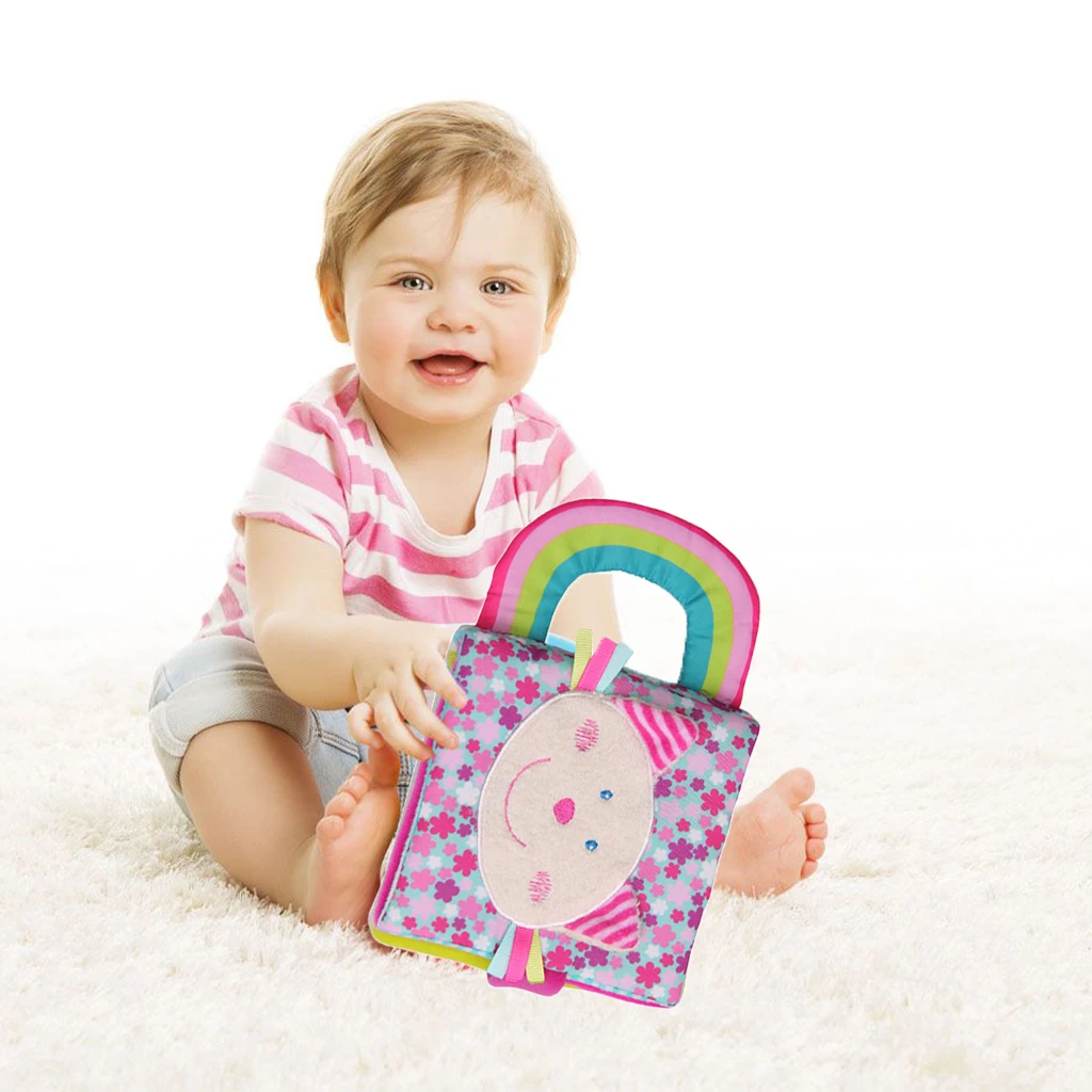 

Premium Baby Cloth Book Practice Hand Crinkle Learning Educational Toys
