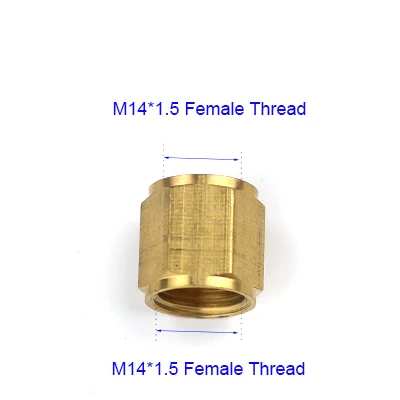 

NuoNuoWell 1 шт., медная труба, наружная и внутренняя резьба, соединитель, латунный адаптер M14 M18 M22 1/2 дюйма