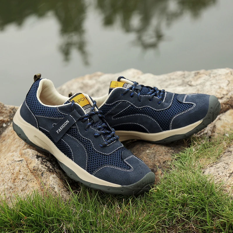 New Men Outdoor Hiking Shoes Fishing Athletic Trekking Boots Climbing Walking Sneskers Sport Hunting Shoes zapatillas hombre