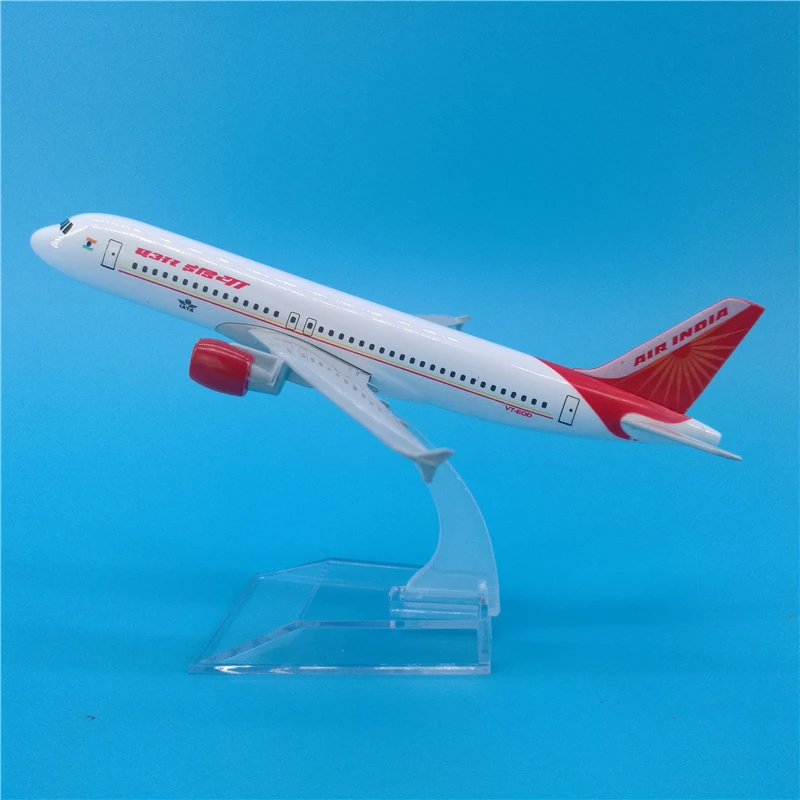16 см модель самолета Air Индия Airbus A320 индийские авиалинии имитация металла литой