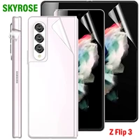 4 in 1 hydrogel film for samsung z fold 3 5g front back side screen protector film for galaxy z fold3 soft protective film