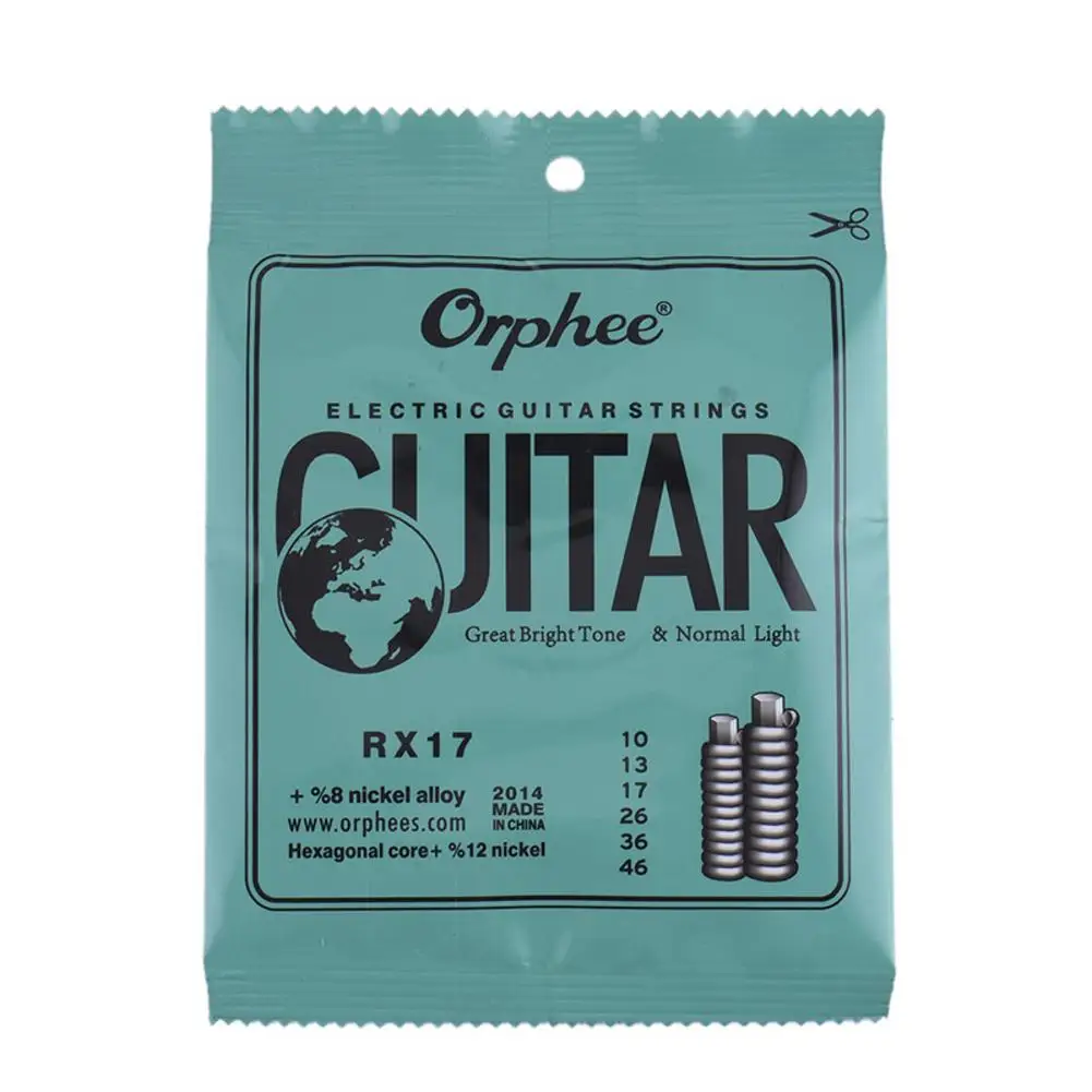 rx15009 rx17010 rx19011 elektrische gitarre saiten hexagonal carbon stahl phosphor bronze gitarre saiten stahl draht gitarre teile free global ship