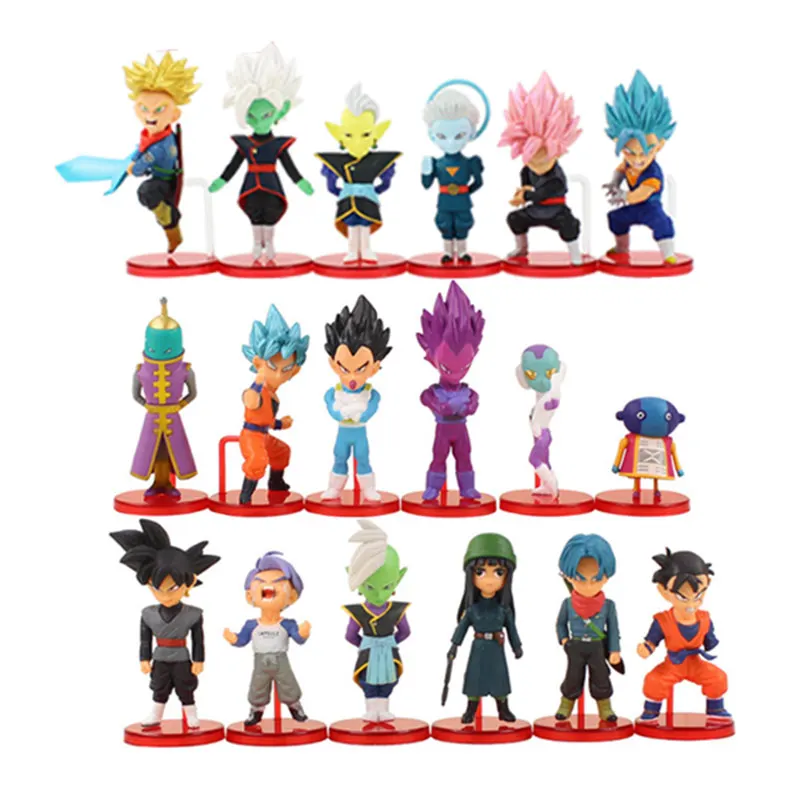Игрушечная фигурка из аниме Драконий жемчуг Z 4-10 см супер сайян Гоку Вегета