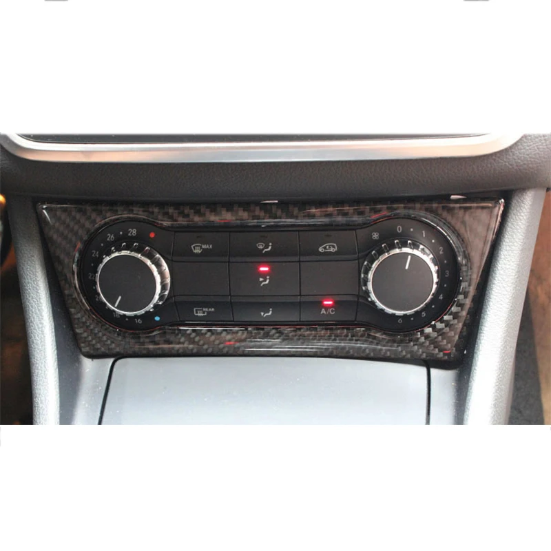 

Real Carbon Fiber AC Switch Decoration Interior Trim Frame Cover For Benz GLA Class 14-19 & A Class 13-17 & CLA Class 13-19