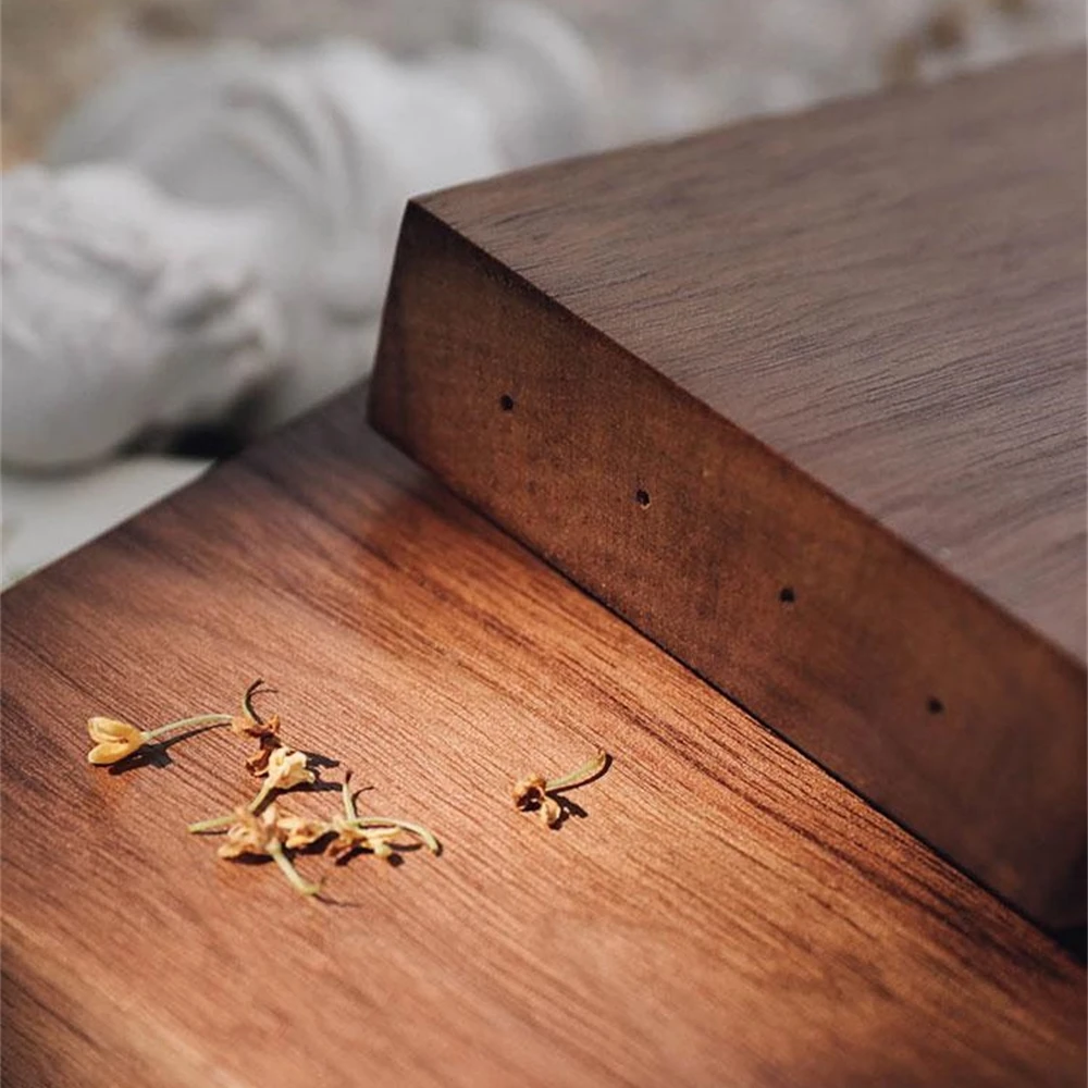 Черный ореховый деревянный ювелирный стеллаж Oragizer Серьги Висячие деревянные