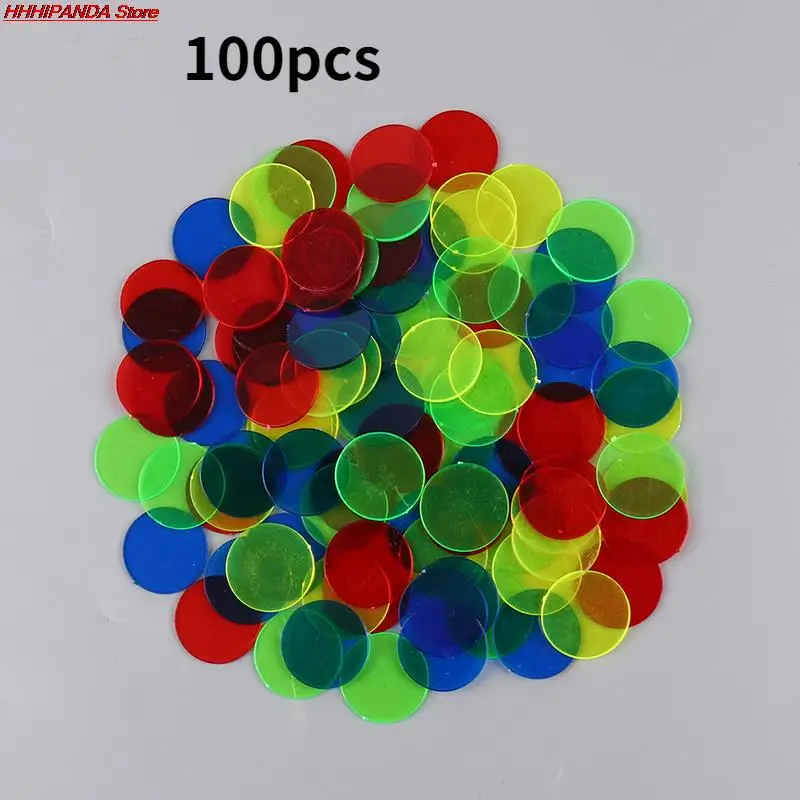 Обучающие математические игрушки Монтессори 100 шт. 15 мм ресурсы цветная