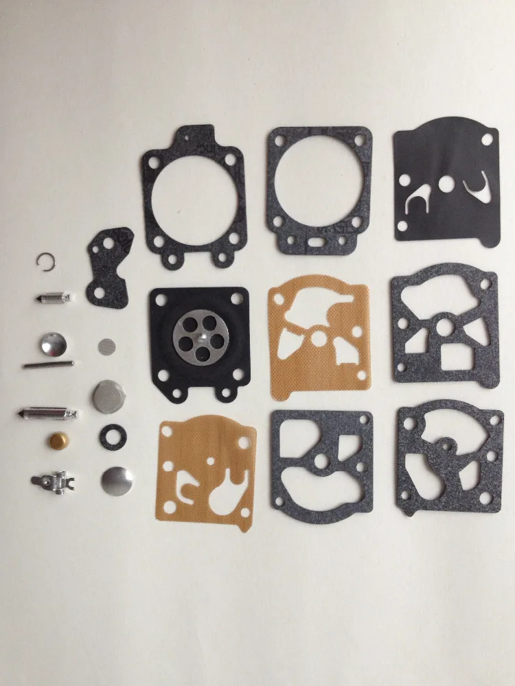 

5sets Carburetor repair Kit K20-WAT WA WT with Rebuild Gasket Carb Diaphragm parts fits Walbro trimmer,chainsaw,weedeater,echo