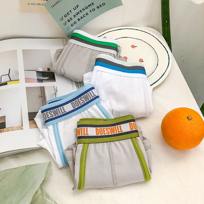 

3 Pieces Mens Underwear Boxers Breathable Men Underwear Cotton Personality Print Mens Boxer Shorts 2020 New Promotion Underpants