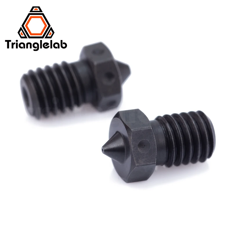 Сопла Trianglelab V6 из закаленной стали A2 для печати наполнитель PEI PEEK или углеродное