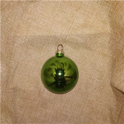 Green 8cm 24 шт./партия диаметр 8 см Сублимация Декоративный Рождественский шар для передачи печати тепла пресс DIY подарки - Цвет: Green 8cm