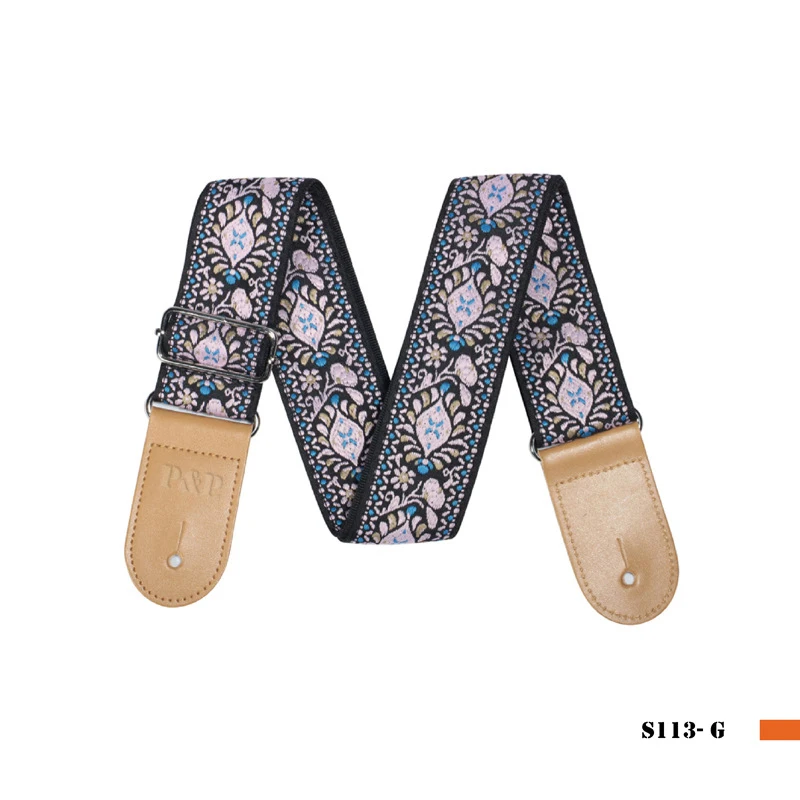 nationalen stil stickerei jacquard gitarre riemen elektro akustische ukulele folk jazz gitarre bass musical instrument zubehör free global shippi