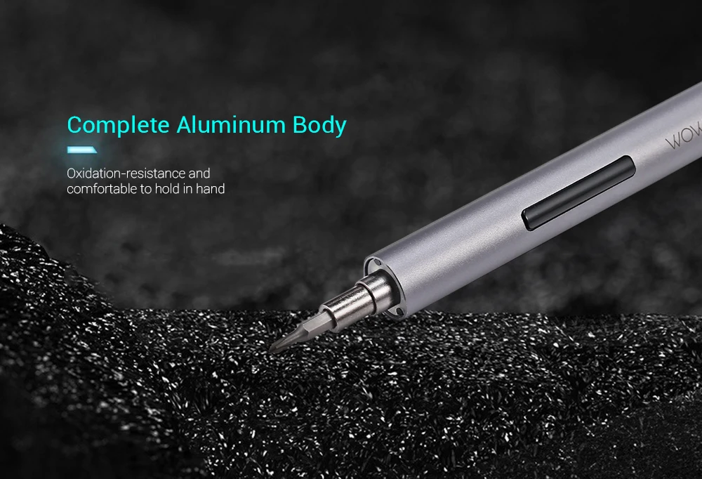 Xiaomi Wowstick 1F Pro мини электрическая отвертка перезаряжаемый беспроводной шуруповерт с светодиодный светильник литиевая батарея