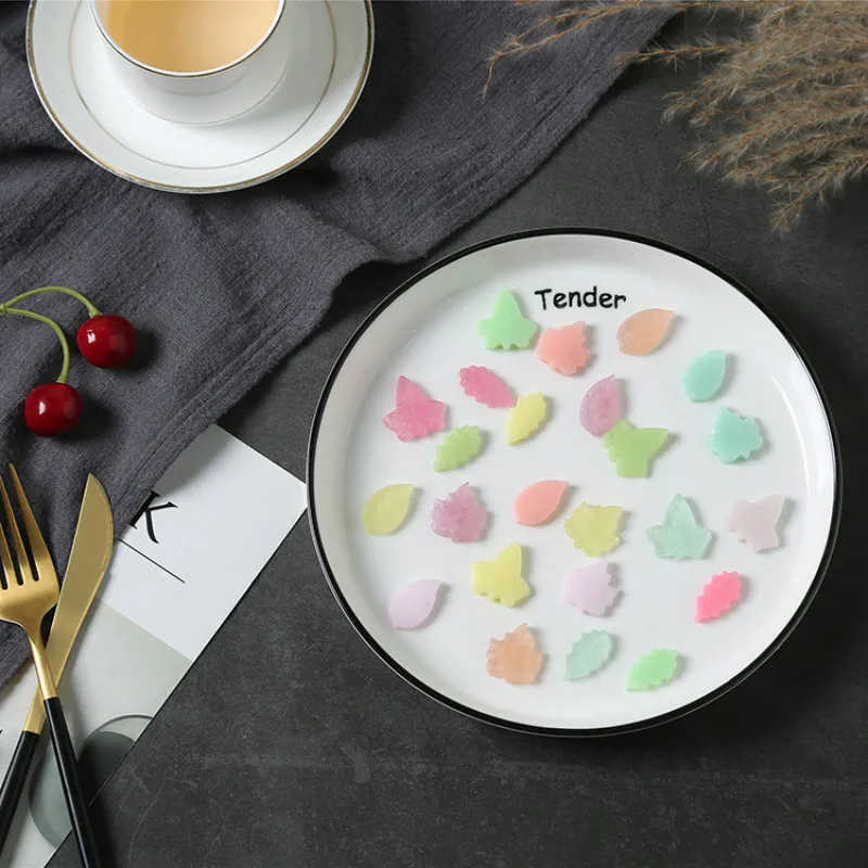 24 even leaves silicone cake mold food grade environmental protection DI handmade Y fondant candy chocolate baking | Дом и сад