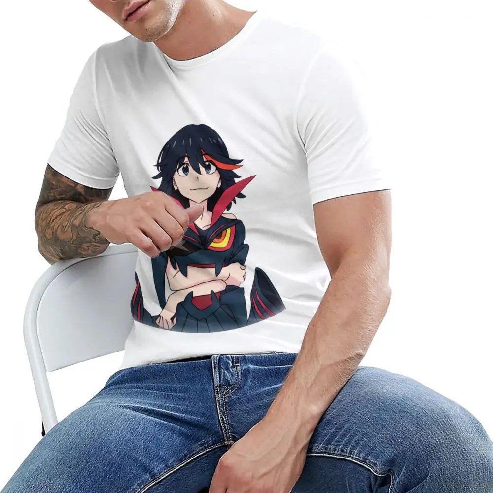 Kill La Ryuko Matoi футболка с круглым вырезом Повседневная Мужская хлопковая в стиле
