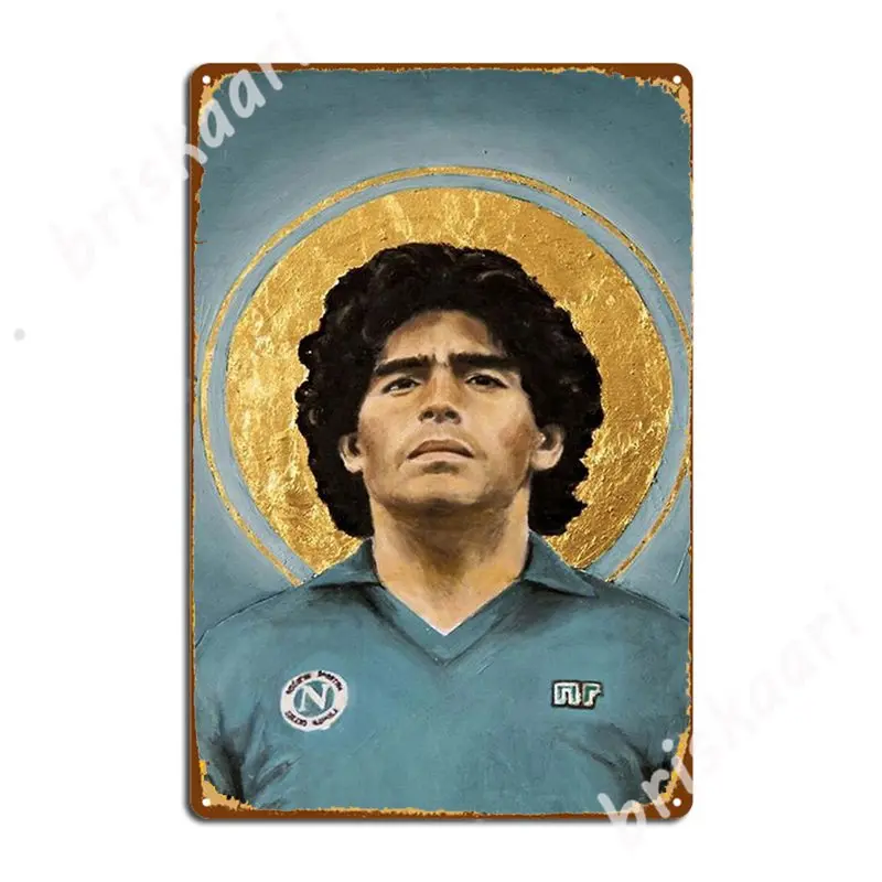 Металлические знаки Maradona, украшение для стены, паба, гаража, кухни, персонализированные плакаты с жестяными знаками