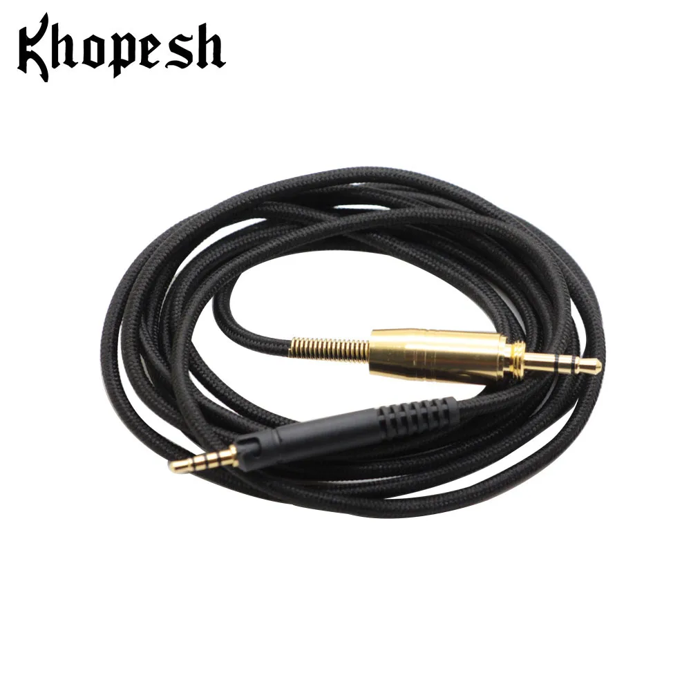 Khopesh обновленный кабель для Sennheiser HD569 HD579 HD559 шнуры для наушников для HD 569 HD 579 HD 559 кабель для наушников 2,5 мм до 3,5 мм