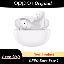 2021New OPPO Enco Free 2 W52 ANC EarBuds 42dB Tws Earphones DYNAUDIO Wireless Bluetooth Headphones 25 Hours Playback IPX5 Type C