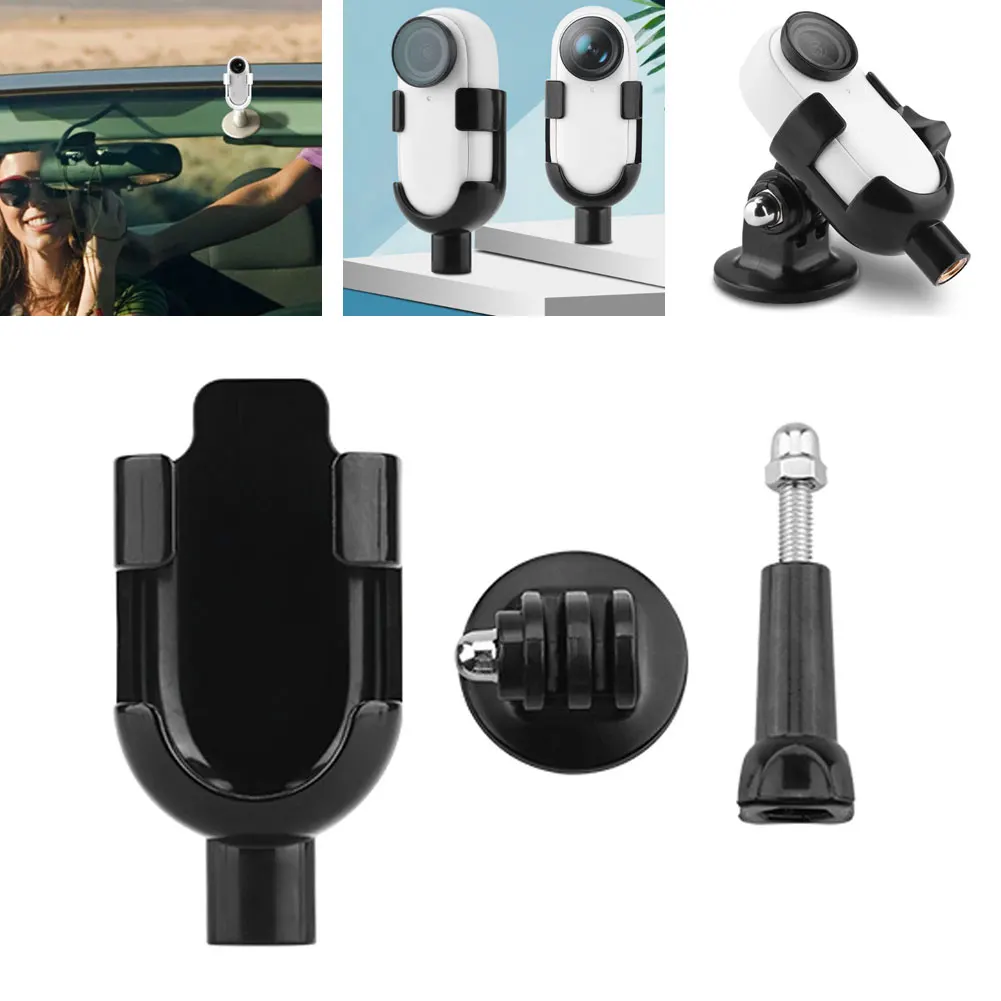 Camera Accessories For Insta 360 Go2 Action Camera Protective Bracket With Extension Arm Frame Mount Adapter Selfie Connector