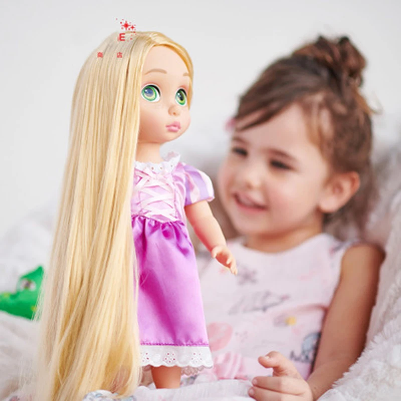Disney Toys Детские Мультяшные игрушки около 30 см кукла Принцессы Диснея Рапунцель
