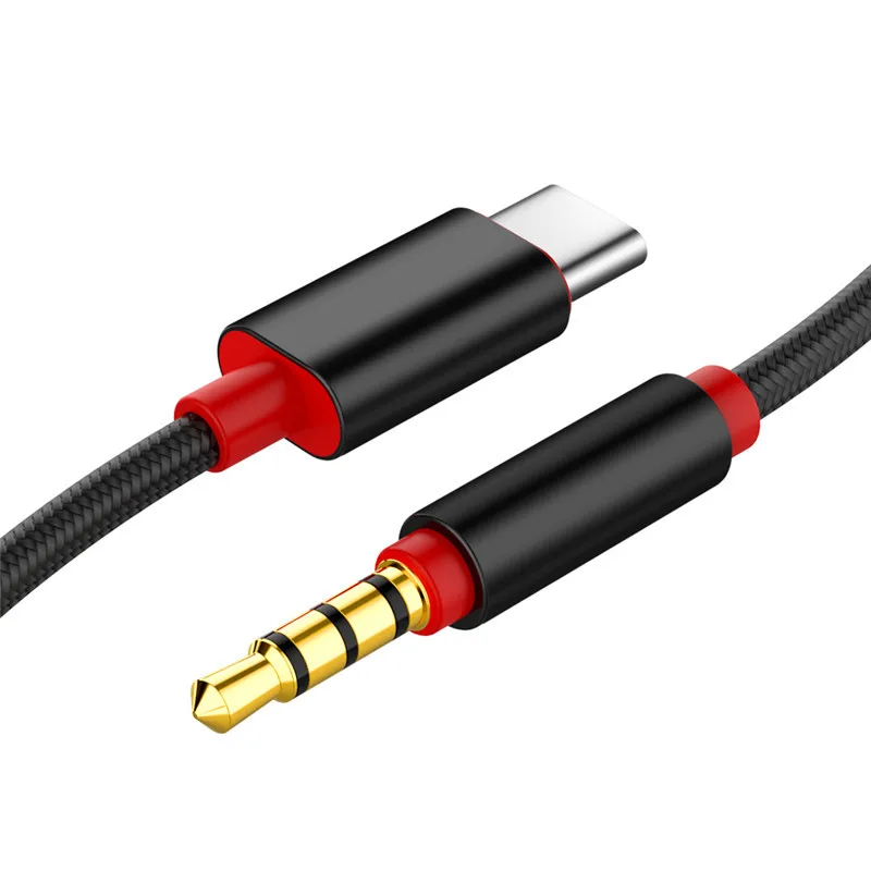 Аудиокабели USB Type C для автомобиля AUX разъем 3 5 мм Женский кабель динамика
