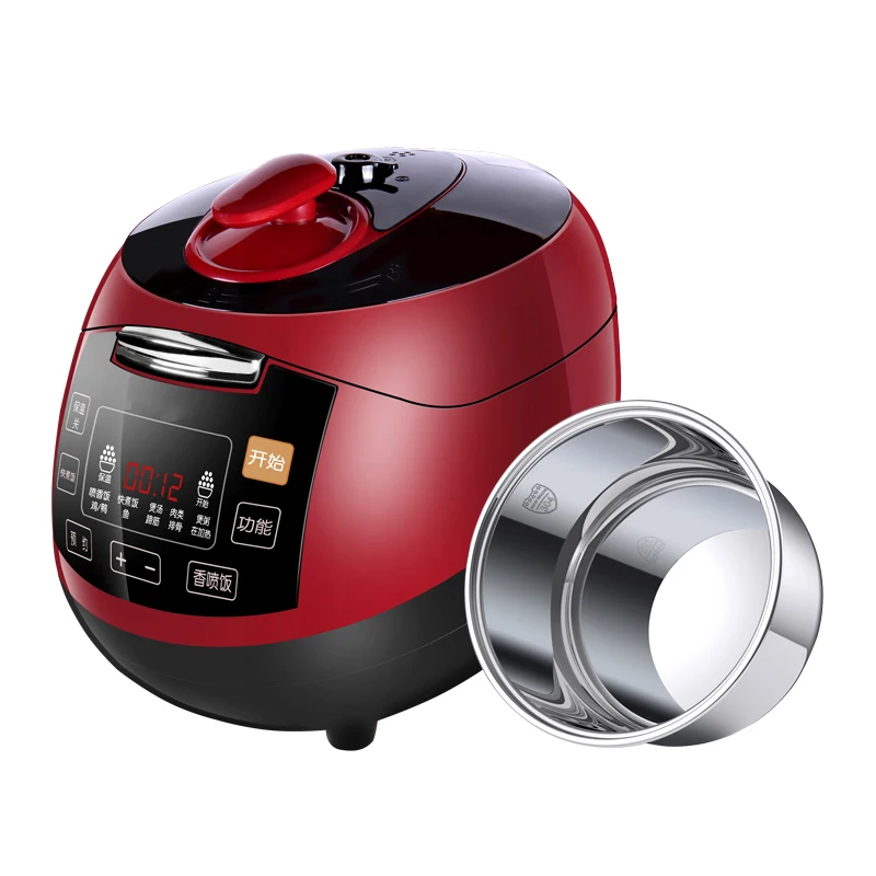 

Электрический Давление Плита бытового автоматического интеллигентая (ый) 5L риса Плита Немелованная Нержавеющая сталь вкладыш для 5-6 челов...