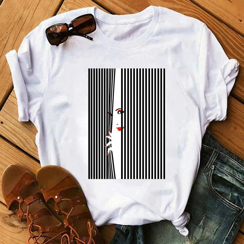 

Female Harajuku Short Sleeve Tops Tee Graphic Tee Shirt Fashion Women Tshirt Nordic Vintage Art T Shirt Women Personality Tshirt