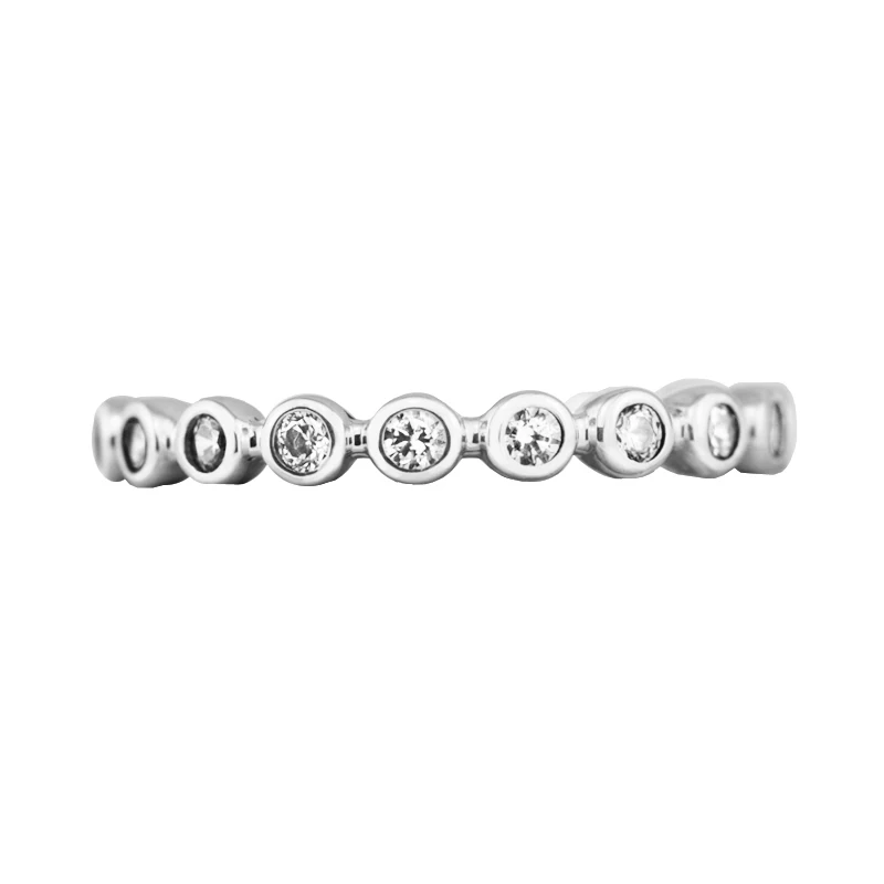 

For Eternity Clear CZ Ring Silver Woman Rings For Jewelry Making 925 Original Silver Jewelry Make Up Woman Gift Ring