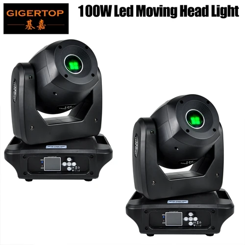 Gigertop TP-L606B 100W Светодиодный прожектор движушийся головной светильник уплотненный Размеры высокое Мощность DMX 13 Каналы 3 фасеток луч Спот сценическое освещение - Цвет: 2