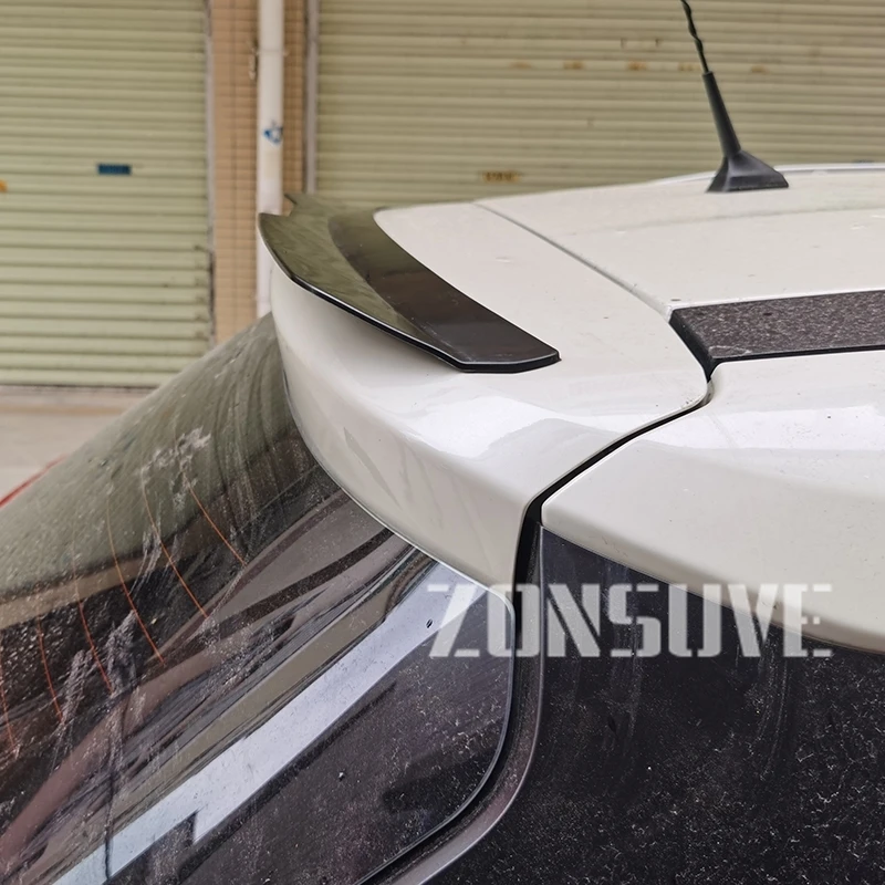 

Use For Fiat Ottimo 2014-2017 Year Roof Spoiler Carbon Fiber Look Accessories Body Kit Factory Style