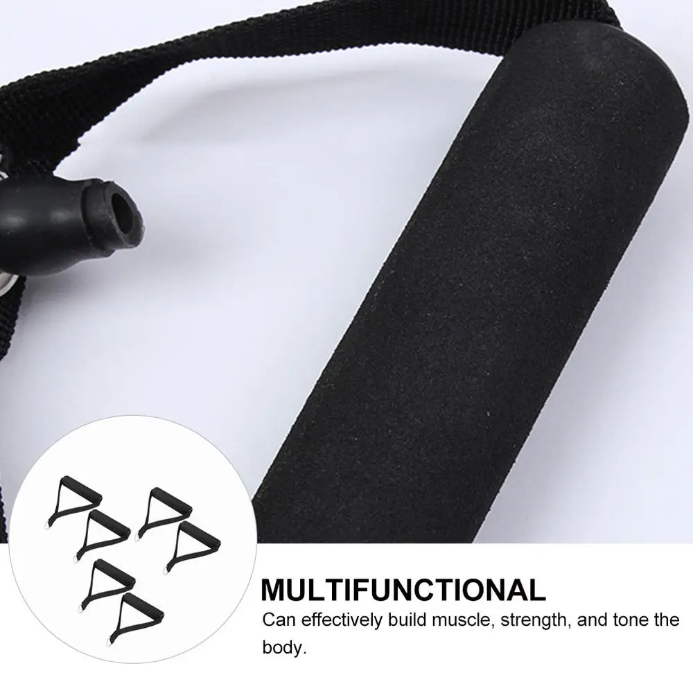 

3 Pairs Exercise Latex Resistance Bands Tube Workout Gym Yoga Fitness Stretch