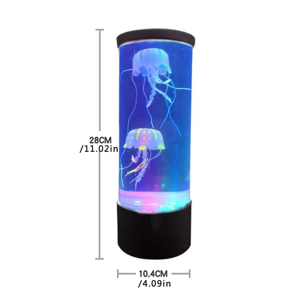 

LED Fantasy Jellyfish Lamp USB Power/Battery Powered Color Changing Jellyfish Tank Aquarium Led Lamp Relaxing Mood Night Light