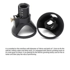 68x60 мм расположен Горн специальный локатор для дрели поворотный аксессуары DIY металлические инструменты Dremel аксессуары черный