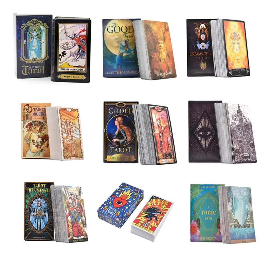 2019 английский для новой версии Tarot карт колода Настольная игра руководство