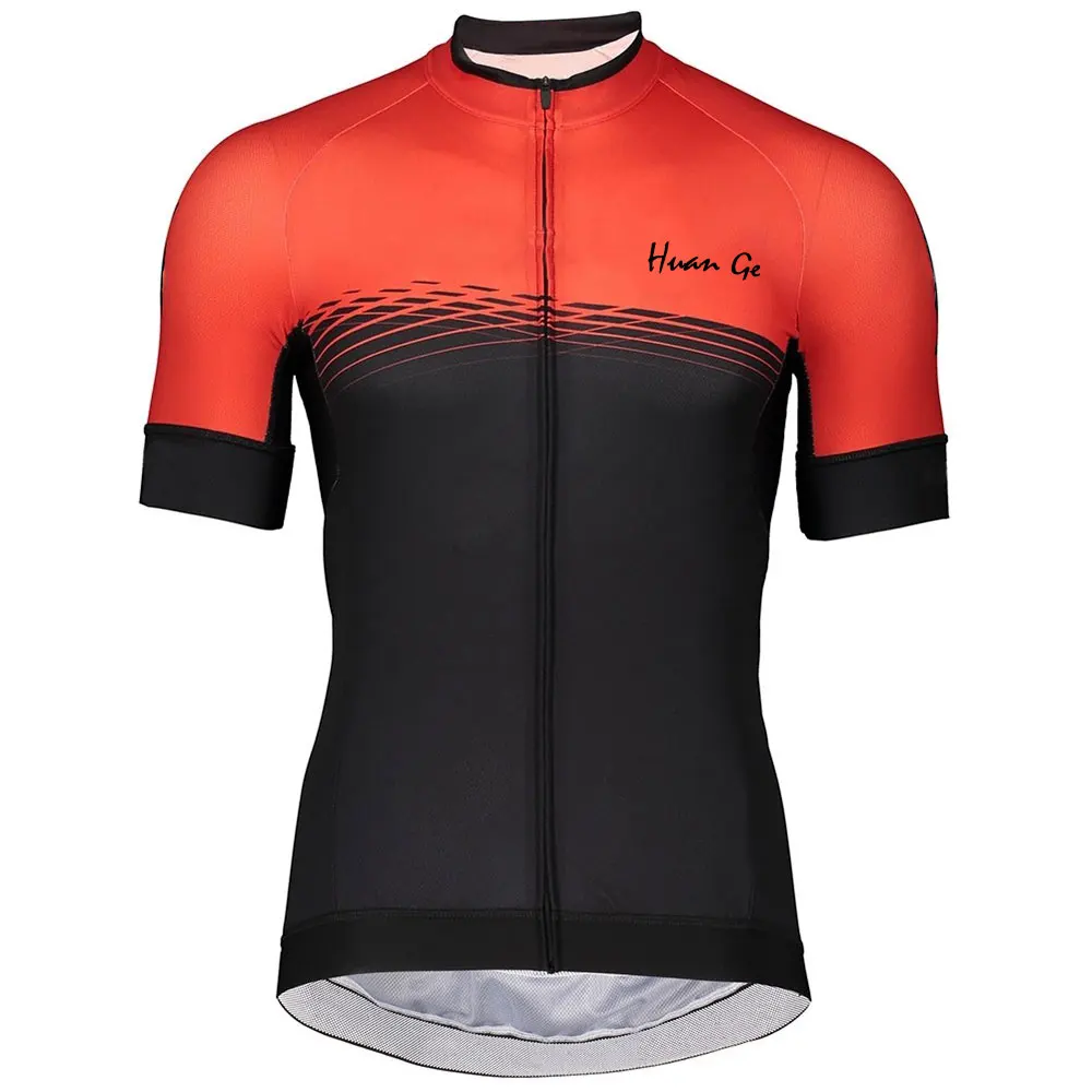 Одежда для велоспорта HuanGe 2020 Новый профессиональный комплект с коротким рукавом