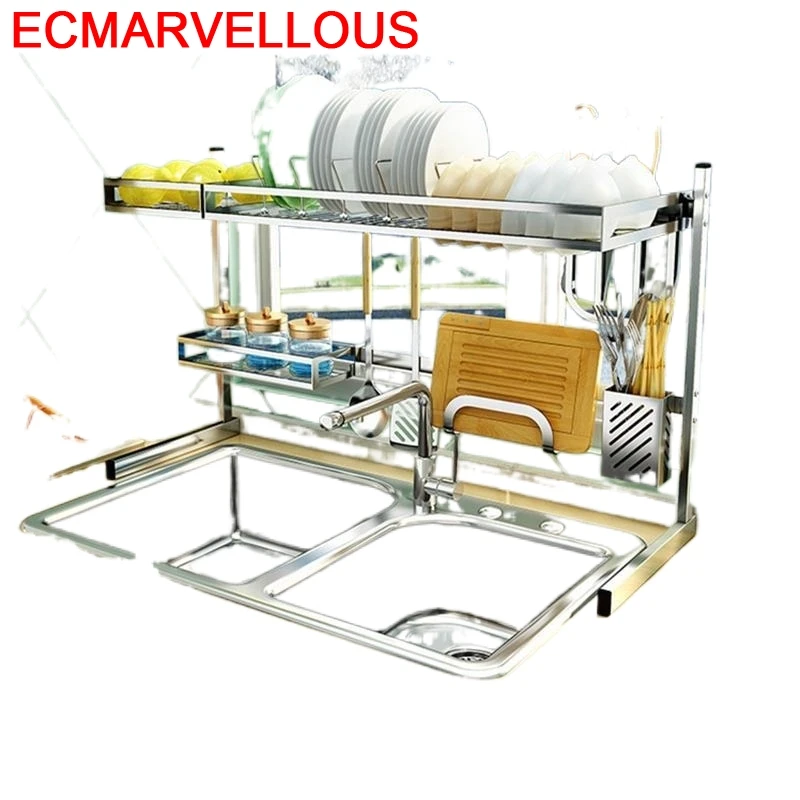 Органайзер для раковины кухонные принадлежности посуды кухонная стойка из