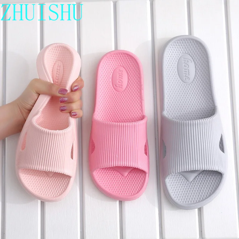 

Новые летние дома домашние тапочки из EVA для мужчин и женщин пары для ванной комнаты сауны сандалии и тапочки для женщин