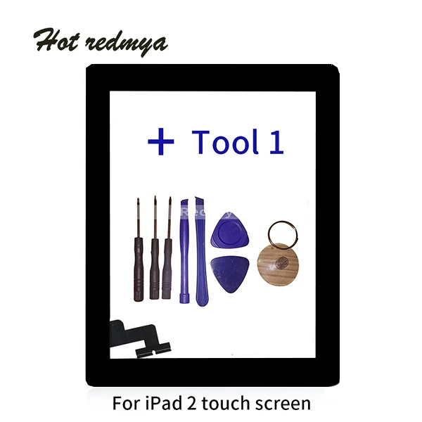 No Home Black Tool1 Pantalla 9," сенсорный экран дигитайзер Передняя сенсорная панель стекло для iPad 2 A1395 A1396 A1397 экран Стекло Запасная часть+ инструмент - Цвет: No Home Black Tool1