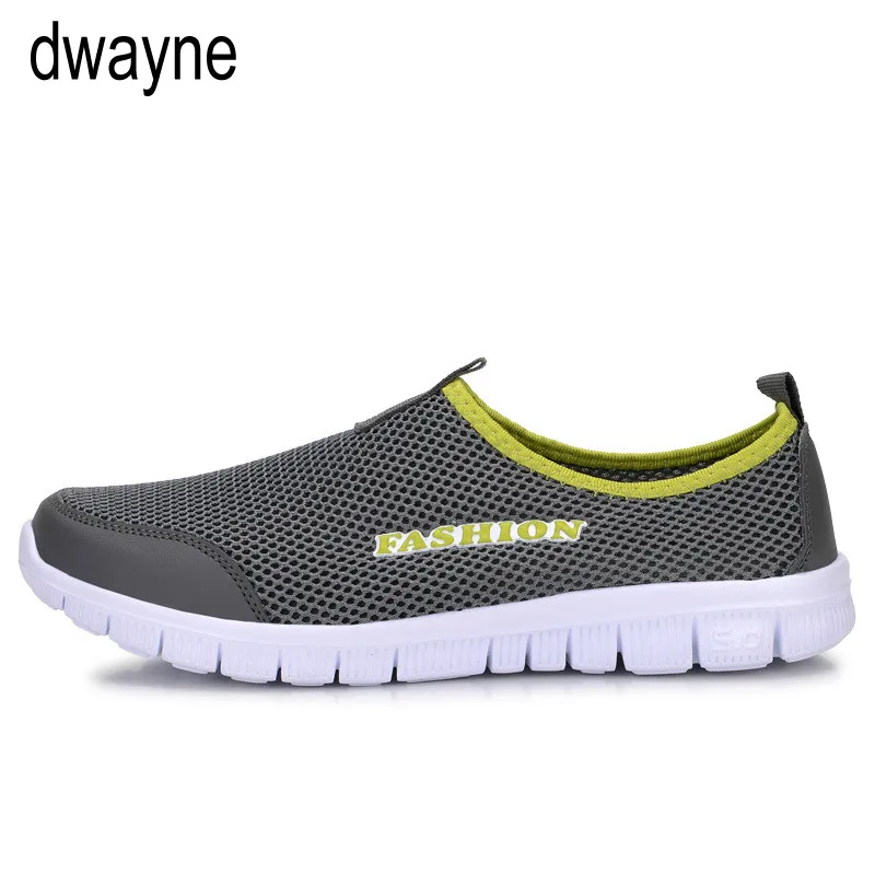

Новинка; дышащая мужская обувь для бега; мужские летние сетчатые кроссовки; повседневные сандалии без шнуровки; Бесплатная доставка