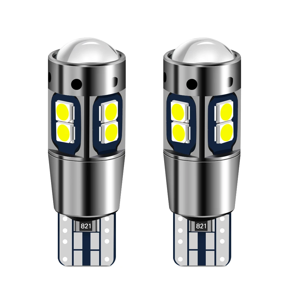 2 шт. T10 W5W светодиодный светильник для салона автомобиля парковочный Volkswagen golf passat