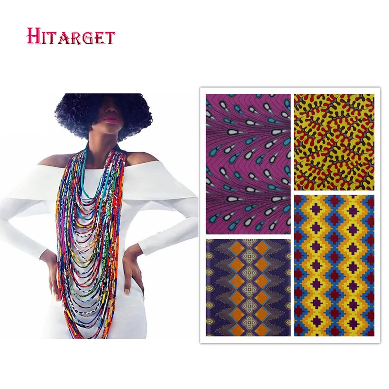2020 чокер с африканским восковым принтом ожерелья для женщин ювелирные изделия