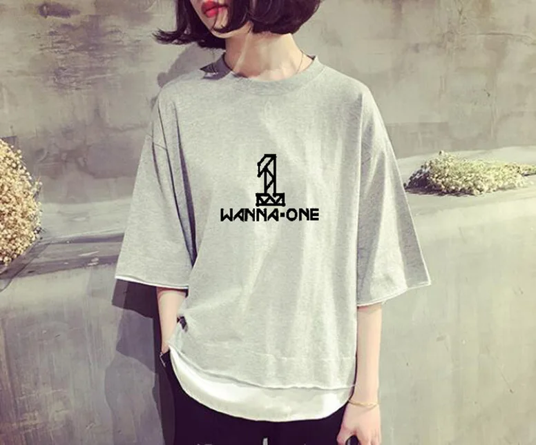 Kpop EXO новая свободная футболка для мужчин Корейская дважды летняя хлопковая