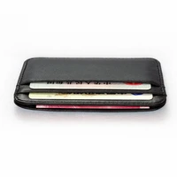 slim 100 sheepskin genuine leather mens wallet male thin mini id credit card holder small cardholder purse for man