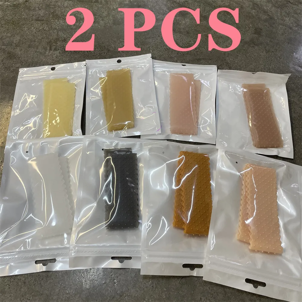 

2pc Silicon Wig Band Elastic Wig Grip Brown Transparent Black Headband For Fix Wigs Beige Hair Band Without Gel Or Glue Non Slip