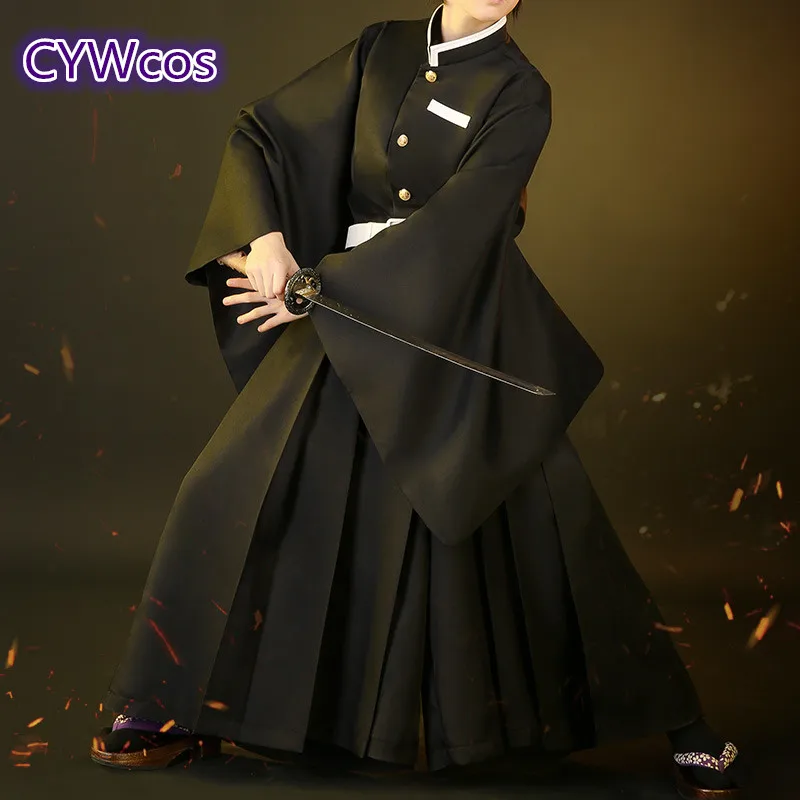 Костюм для косплея из аниме рассекающий демонов: киметсу no Yaiba Tokitou Muichirou черная