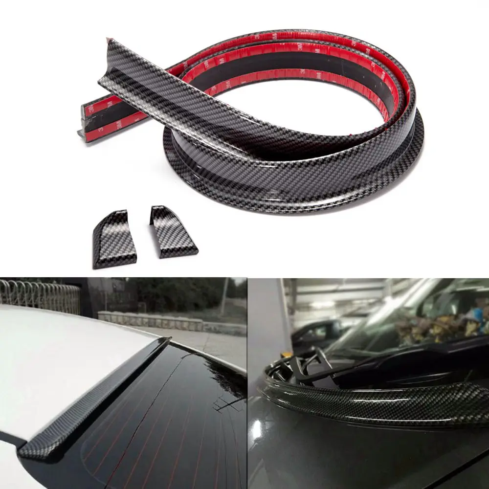 

Задний спойлер для багажника автомобиля из углеродного волокна, 150 футов (1,5 см/м), 45 мм