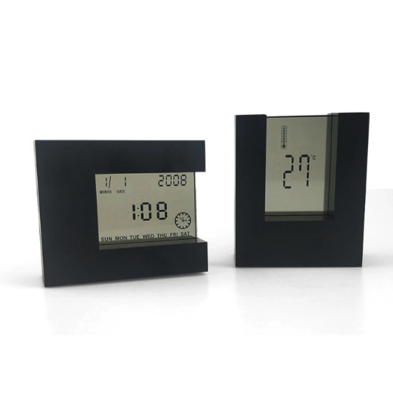 Новый 360 градусов опрокидывания светодиодный цифровые часы-будильник