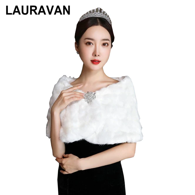 Женская свадебная накидка Болеро для выпускного вечера официальная зимняя