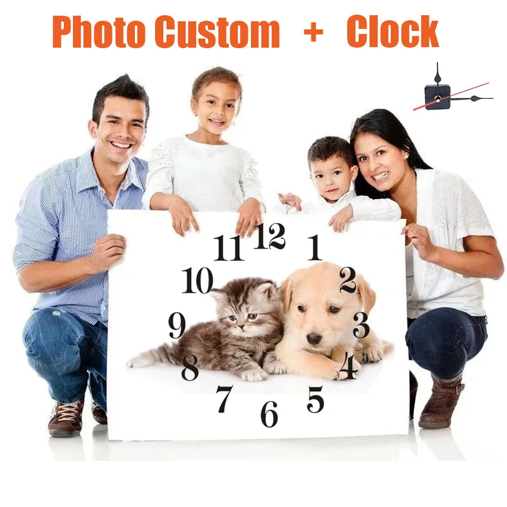 

Алмазная живопись «часовой механизм», Набор для вышивки крестиком, картина 5D квадратная/круглая, персональная на заказ